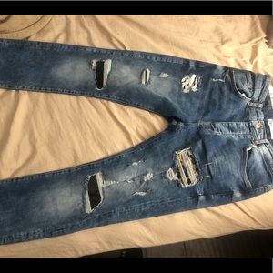 Zara man jeans distress